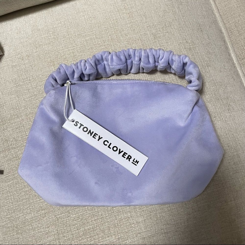 Stoney clover lane velvet scrunch handle bag